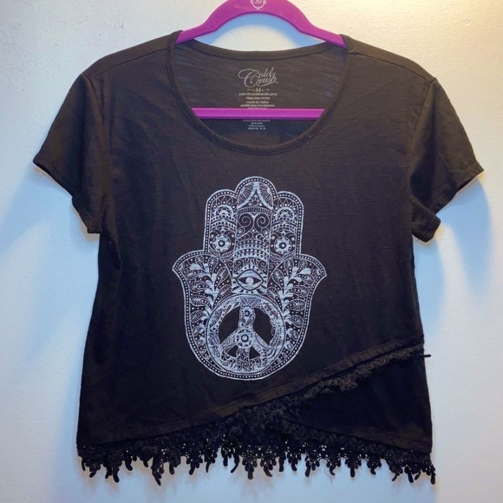 Gold rush crop top